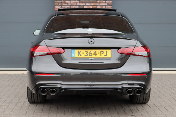 Mercedes-Benz E-Klasse 450 4MATIC Premium+ AMG Line Aut9 | Luchtvering | Distronic+ | Burmester | Soft-Close | Memory | Trekhaak | HUD | Augmented Reality | Panoramadak | Keyless Go |