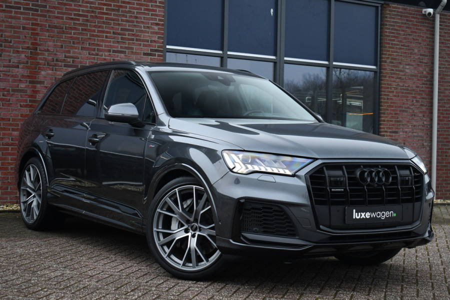 Audi Q7 55 TFSI e quattro S-Line Pano S-zetels Trekh ACC HUD B&O 360 Soft-close