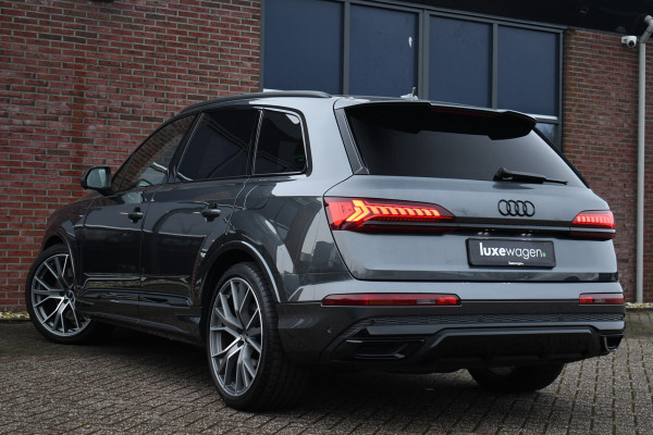 Audi Q7 55 TFSI e quattro S-Line Pano S-zetels Trekh ACC HUD B&O 360 Soft-close