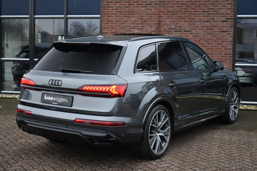 Audi Q7 55 TFSI e quattro S-Line Pano S-zetels Trekh ACC HUD B&O 360 Soft-close