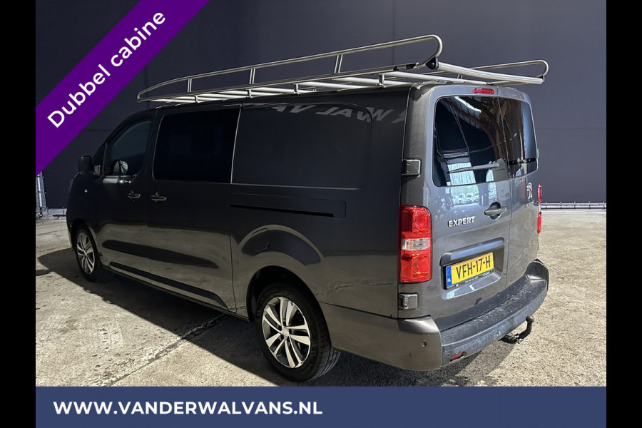 Peugeot Expert 2.0 BlueHDI 123pk L3H1 Dubbele Cabine Euro6 Airco | 6-Zits | 2500kg Trekhaak | Navigatie | 2x zijdeur Apple Carplay, Android Auto, Cruisecontrol, Parkeersensoren, Lichtmetalen velgen, Imperiaal