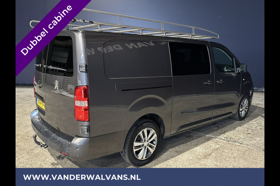 Peugeot Expert 2.0 BlueHDI 123pk L3H1 Dubbele Cabine Euro6 Airco | 6-Zits | 2500kg Trekhaak | Navigatie | 2x zijdeur Apple Carplay, Android Auto, Cruisecontrol, Parkeersensoren, Lichtmetalen velgen, Imperiaal