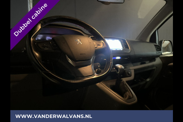 Peugeot Expert 2.0 BlueHDI 123pk L3H1 Dubbele Cabine Euro6 Airco | 6-Zits | 2500kg Trekhaak | Navigatie | 2x zijdeur Apple Carplay, Android Auto, Cruisecontrol, Parkeersensoren, Lichtmetalen velgen, Imperiaal