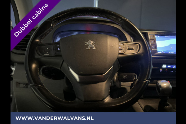 Peugeot Expert 2.0 BlueHDI 123pk L3H1 Dubbele Cabine Euro6 Airco | 6-Zits | 2500kg Trekhaak | Navigatie | 2x zijdeur Apple Carplay, Android Auto, Cruisecontrol, Parkeersensoren, Lichtmetalen velgen, Imperiaal