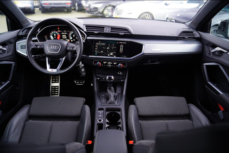 Audi Q3 35 TFSI S edition | 2x S-line | LED | Stoelverwarming | Leder/Alcantara | Virtual cockpit | Climatronic | Adaptieve cruise