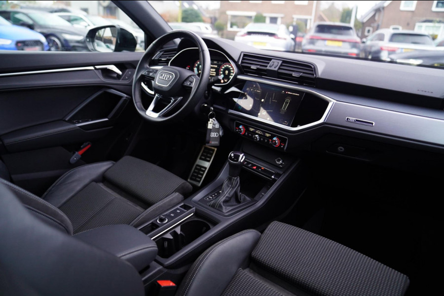 Audi Q3 35 TFSI S edition | 2x S-line | LED | Stoelverwarming | Leder/Alcantara | Virtual cockpit | Climatronic | Adaptieve cruise