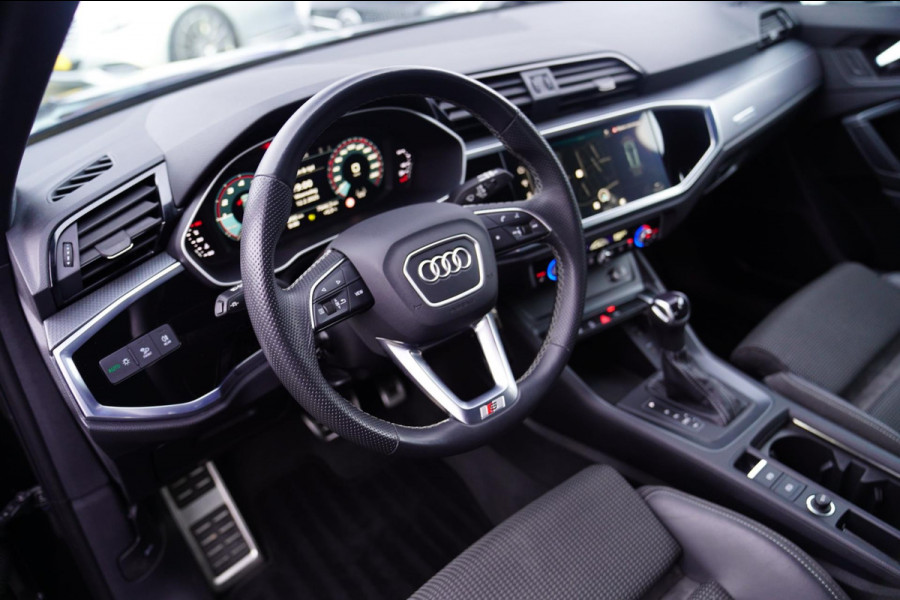 Audi Q3 35 TFSI S edition | 2x S-line | LED | Stoelverwarming | Leder/Alcantara | Virtual cockpit | Climatronic | Adaptieve cruise