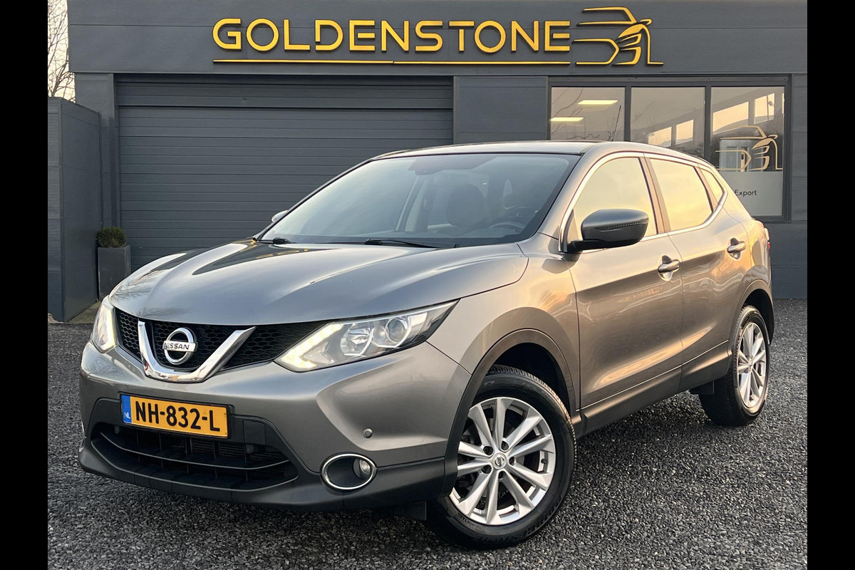 Nissan QASHQAI 1.2 Acenta 2e Eigenaar,Trekhaak,Clima,Cruise,Pdc voor+Achter,LMV,6 Bak,Apk tot 01-2026