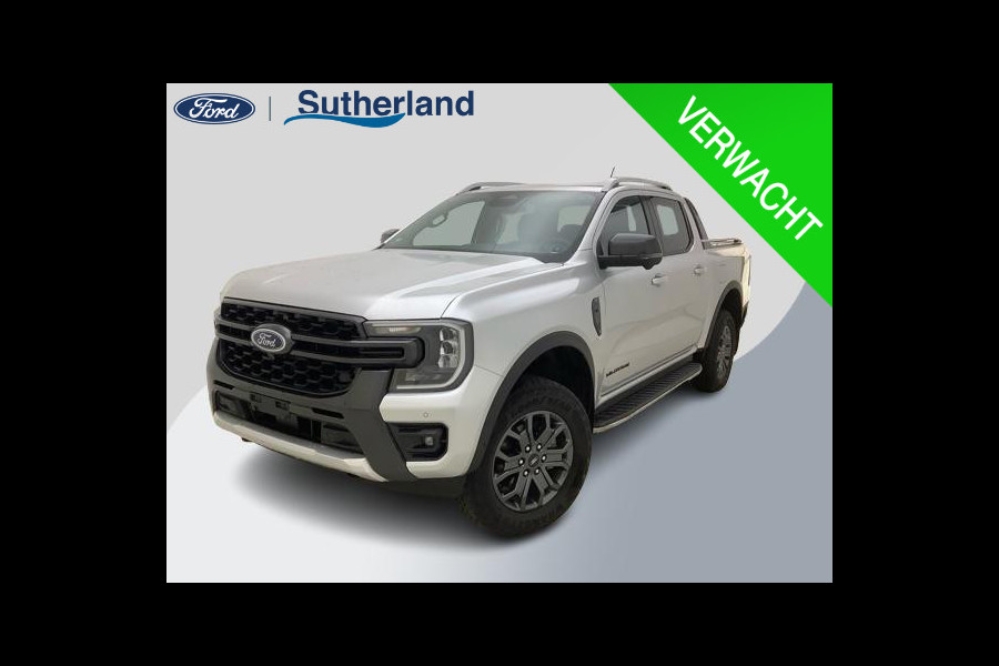 Ford Ranger 3.0 V6 Wildtrak Double Cab EcoBlue 241pk!! | 2-zits|  BPM vrij | Rollertop | Trekhaak | Technology Pack | Uniek in Nederland | Verlengde fabrieksgarantie tot 03-2028