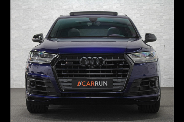 Audi Q7 SQ7 V8 4.0 TDI | 360 View | Carbon | ACC | Panorama | Soft-Close | Head-Up | Nachtzicht | Trekhaak | Luchtvering | BOSE | Keyless-Entry | Memory | 4-Zone Clima | Stoelverwarming V+A | Standkachel | ISO-Glas | Sfeerverlichting | Tour-Pakket | DAB | Draadloos Laden | Lane Assist |