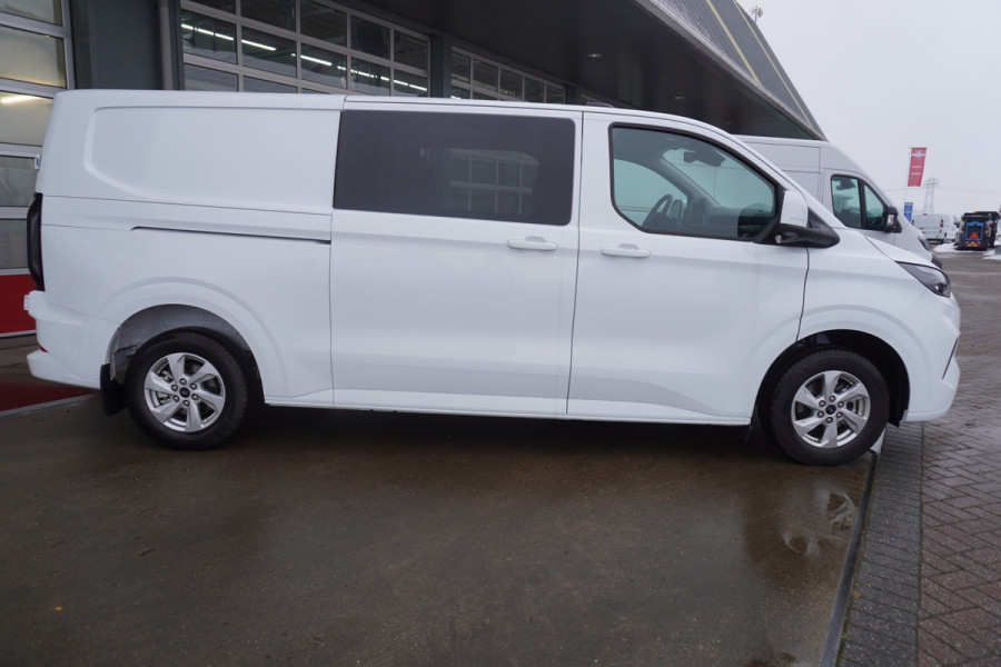 Ford Transit Custom 320L 2.0 TDCI 170PK L2H1 Limited DubbelCabine Automaat Schuifdeur L/R Nr. V093 | Airco | Adap.Cruise | Navi | 360 Camera