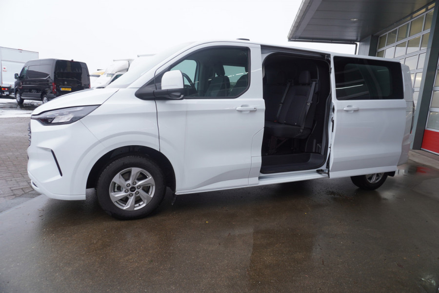 Ford Transit Custom 320L 2.0 TDCI 170PK L2H1 Limited DubbelCabine Automaat Schuifdeur L/R Nr. V093 | Airco | Adap.Cruise | Navi | 360 Camera