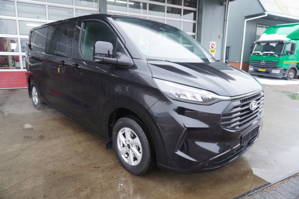 Ford Transit Custom 320L 2.0 TDCI 170PK L2H1 Limited DubbelCabine Automaat Nr. V094 | Elektrische Schuifdeur L+R | Airco | Adap.Cruise | Navi | 360 Camera