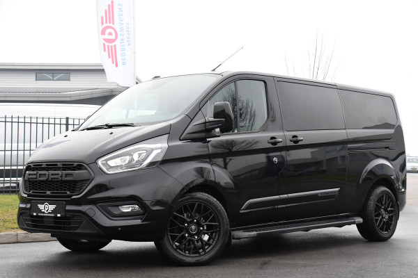 Ford Transit Custom 320 2.0 TDCI L2H1 Platinum Edition DC Black Edition Camera, Cruise, Carplay, 130PK, Automaat, Multimedia, LED, Leder, Stoelverwarming, UNIEK!