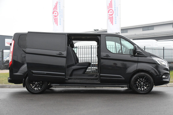 Ford Transit Custom 320 2.0 TDCI L2H1 Platinum Edition DC Black Edition Camera, Cruise, Carplay, 130PK, Automaat, Multimedia, LED, Leder, Stoelverwarming, UNIEK!