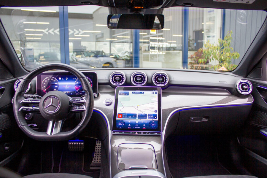 Mercedes-Benz C-Klasse Estate 180 AMG Line | Prijs incl. 12 mnd garantie| Navi LMV PDC Stoelverwarming Carplay Bluetooth