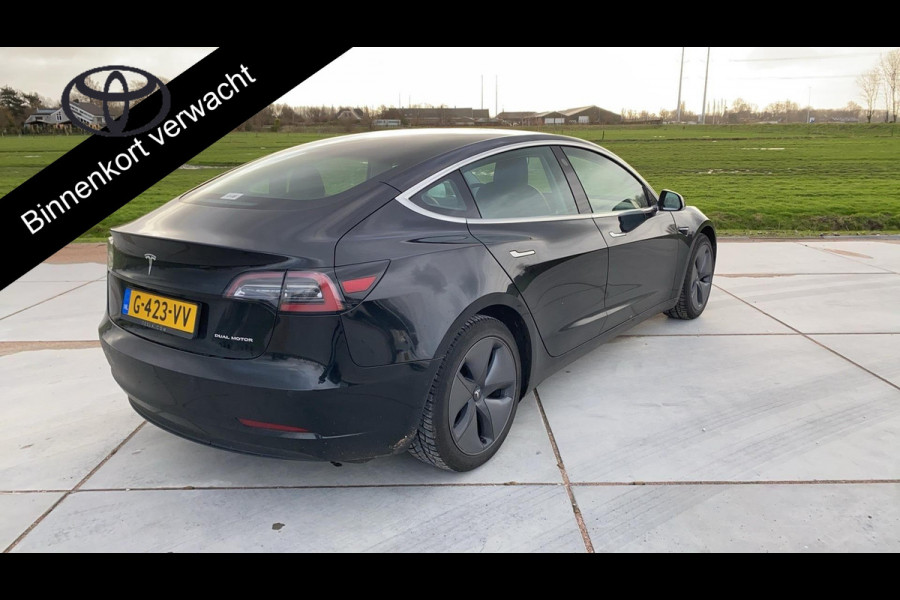 Tesla Model 3 Long Range AWD 75 kWh 350 PK! | Navigatie |