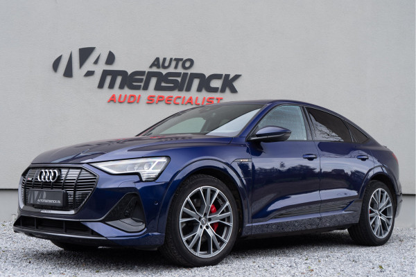 Audi e-tron Sportback 50 Quattro / 2x S-line/ Standkachel/ Luchtvering/ Adaptive Cruise Control/ Panoramadak/ 230kW (313PK)