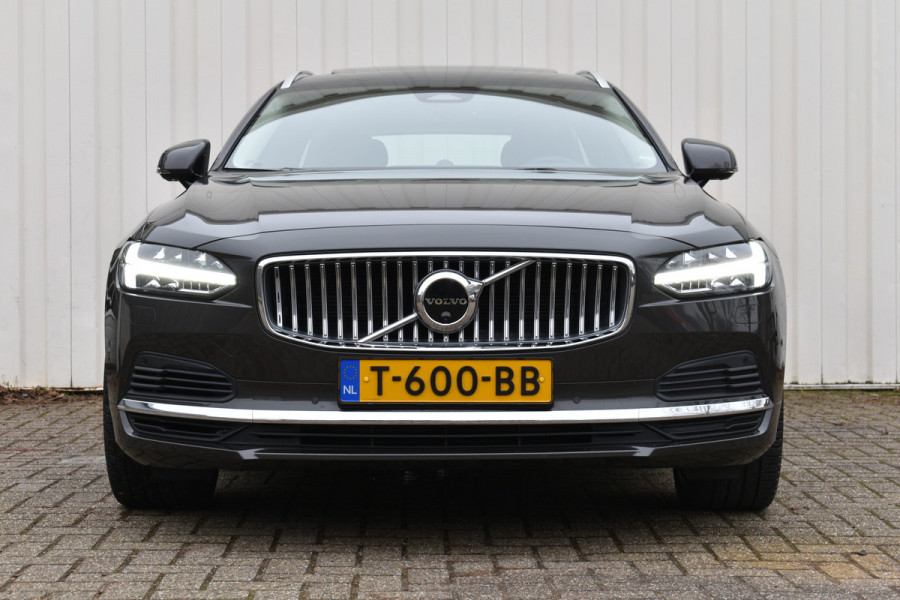 Volvo V90 2.0 T6 Plug-in hybrid AWD Ultimate Bright | B&W audio | Luchtvering | 360º view | Head-up Display |