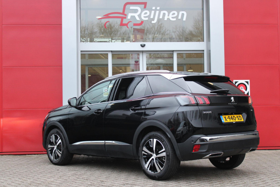 Peugeot 3008 1.2 Hybrid 136PK GT | 360° CAMERA | NAVIGATIE | ADAPTIVE CRUISE CONTROL | APPLE CARPLAY/ANDROID AUTO | CLIMATE CONTROL | 18" LICHTMETALEN VELGEN | DODEHOEK DETECTIE | KEYLESS ENTRY/START | FULL LED KOPLAMPEN | PARKEERSENSOREN VOOR EN ACHTER | DAB+ RADIO | LANE ASSIST |