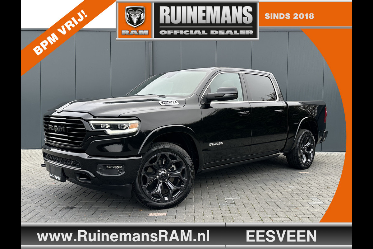 Dodge Ram 1500 5.7 V8 HEMI 400 PK / LONGHORN / HEADUP / RIJKLAAR INCL LPG-G3 / 360 CAMERA / LUCHTVERING / ADAPTIVE CRUISE / 22 INCH / LED