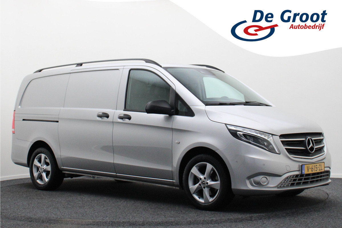 Mercedes-Benz Vito 116 CDI Automaat Lang 3-Zits, Leer, LED, Camera, Navigatie, Bluetooth, Cruise, PDC, 17''