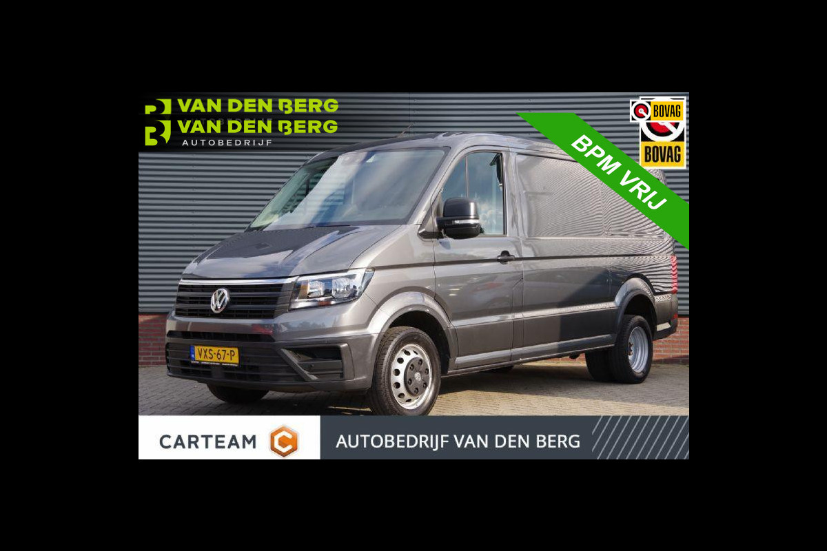 Volkswagen Crafter 50 2.0 TDI L3H2 (L2H1) 177PK AUT. 3.5T TREKGEW. DUBBEL LUCHT, CAMERA, NAVI, CRUISE, AIRCO, STOELVERWARMING, DUBBEL LUCHT