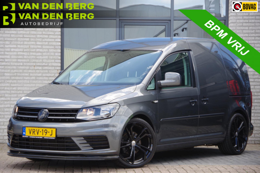 Volkswagen Caddy 2.0 TDI E6, 150PK, 2X SCHUIFDEUR, LEDER, HOOGGLANS GRILLE, APPLE CARPLAY, AIRCO, DAB, BLUETOOTH, TREKHAAK