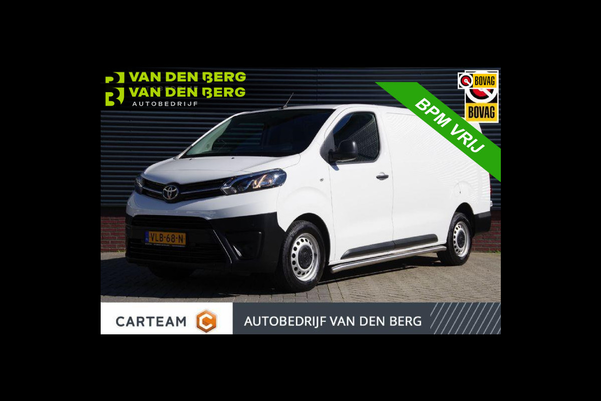 Toyota ProAce Long Worker 1.5 D-4D L3, AIRCO, CRUISE, BLUETOOTH, NL AUTO, SIDEBARS, NAP, ZEER NETJES