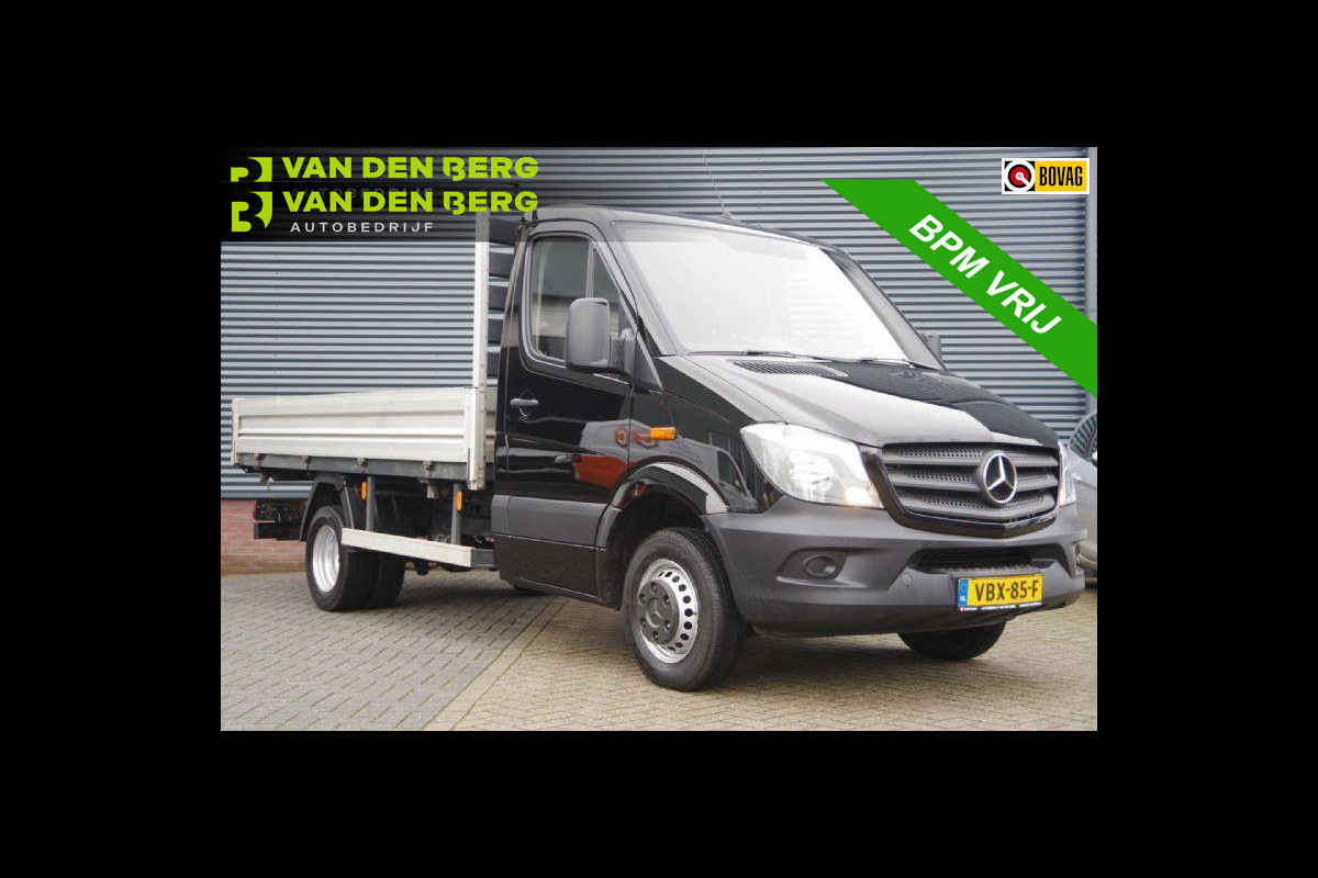 Mercedes-Benz Sprinter 519 3.0 V6 KIPPER 3 ZIJDIG, OPEN LAADBAK, 3.5T TREKHAAK, AIRCO, CRUISE, MF STUURWIEL