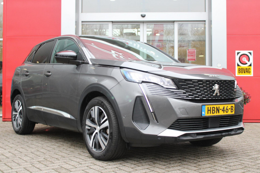 Peugeot 3008 1.2 130PK ALLURE PACK BUSINESS | NAVIGATIE | APPLE CARPLAY/ANDROID AUTO | ADAPTIVE CRUISE CONTROL | KEYLESS ENTRY/START | DODEHOEK DETECTIE | ACHTERUITRIJ CAMERA | PARKEER SENSOREN VOOR EN ACHTER | DAB+ RADIO | CLIMATE CONTROL | STOEL VERWARMING |