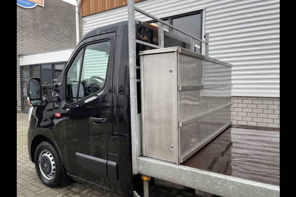 Renault Master T35 2.3 dCi 165pk L3 Energy EURO VI / pickup / open laadbak / plateau L 375 x B 210 / vaste prijs rijklaar € 22.950 ex btw / lease vanaf € 410 / airco / cruise / navigatie / opberg box