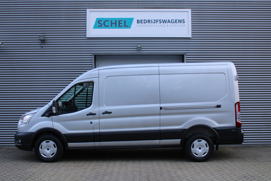 Ford Transit 350 2.0 TDCI L3H2 Trend 130pk - Facelift - 2x Schuifdeur - Adaptive Cruise - Navigatie - Blind Spot - 360 Camera - Stoel - Stuur