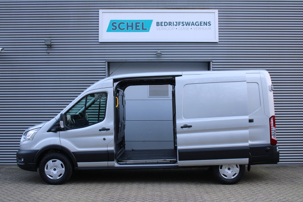 Ford Transit 350 2.0 TDCI L3H2 Trend 130pk - Facelift - 2x Schuifdeur - Adaptive Cruise - Navigatie - Blind Spot - 360 Camera - Stoel - Stuur