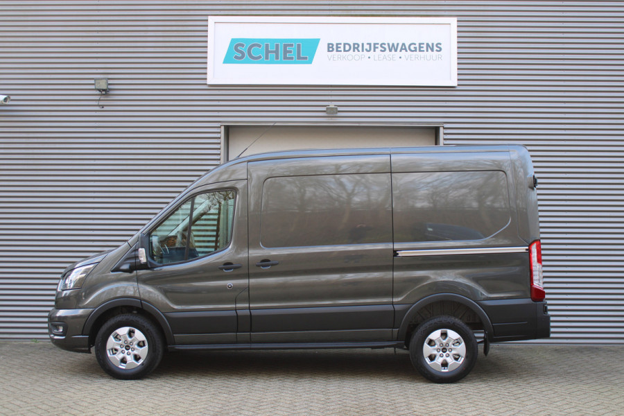 Ford Transit 350 2.0 TDCI L2H2 Limited 165pk - 2x Schuifdeur - Adaptive Cruise - Xenon - Navi - Blind Spot - 360 camera - Rijklaar