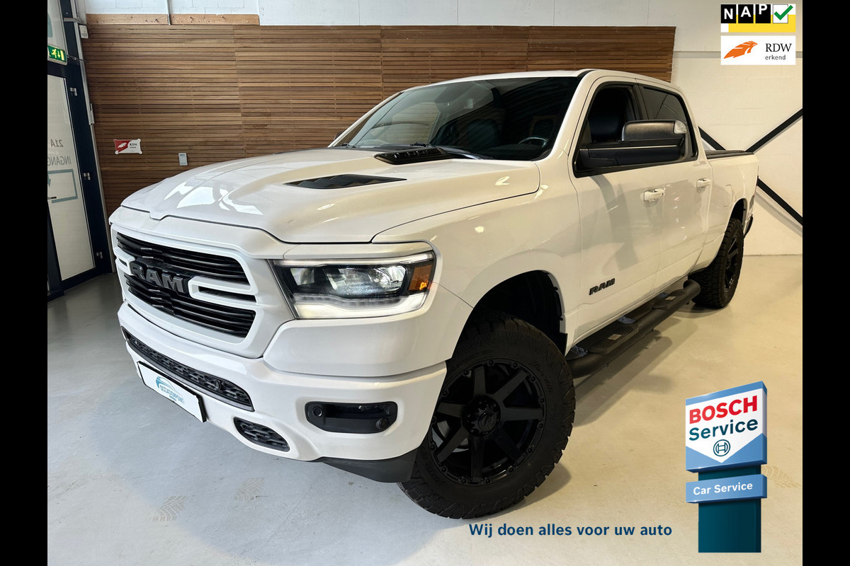 Dodge Ram 1500 5.7 V8 4x4 Crew Cab 5'7 Sport | Soft Cover | Full option | Camera | Trekhaak | White Edition |