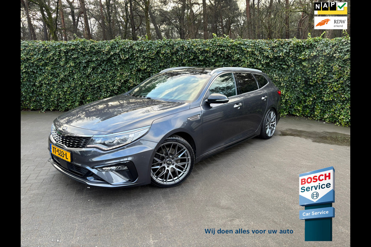 Kia Optima Sportswagon 1.6 T-GDI GT-Line | BOMVOL | Leder | Pano | Elektr stoelen | LED Adaptief | 360Camera