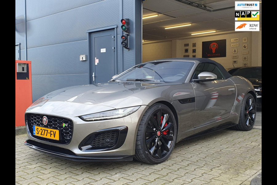 Jaguar F-Type P575 AWD R 75 - F.GARANTIE / NIEUWE BEURT / STOELVENTILATIE / STUUR- EN STOELVERW. / VOORRUITVERW. / LM-VELGEN '20 !