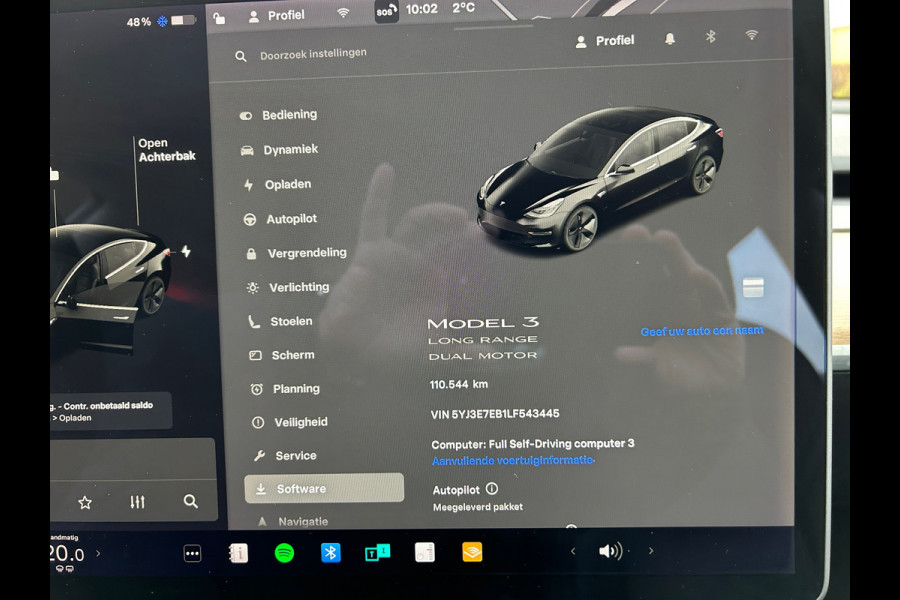 Tesla Model 3 Long Range AWD 75 kWh 88% SOH Trekhaak (1.000kg)