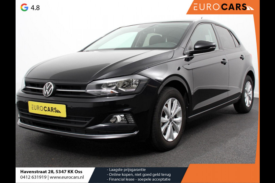 Volkswagen Polo 1.0 TSI 110pk DSG Highline | Navigatie | Apple Carplay/Android auto | Afneembare trekhaak | Parkeersensoren | Adaptive Cruise Control | Verwarmbare voorstoelen | Extra getint glas | Climate Control