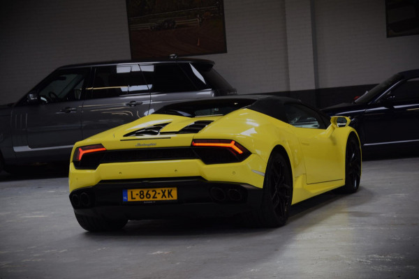 Lamborghini Huracan Spyder 5.2 V10 LP580-2 *Giallo Tenerife* Navi|Dealer onderhouden!!|BTW|Lift