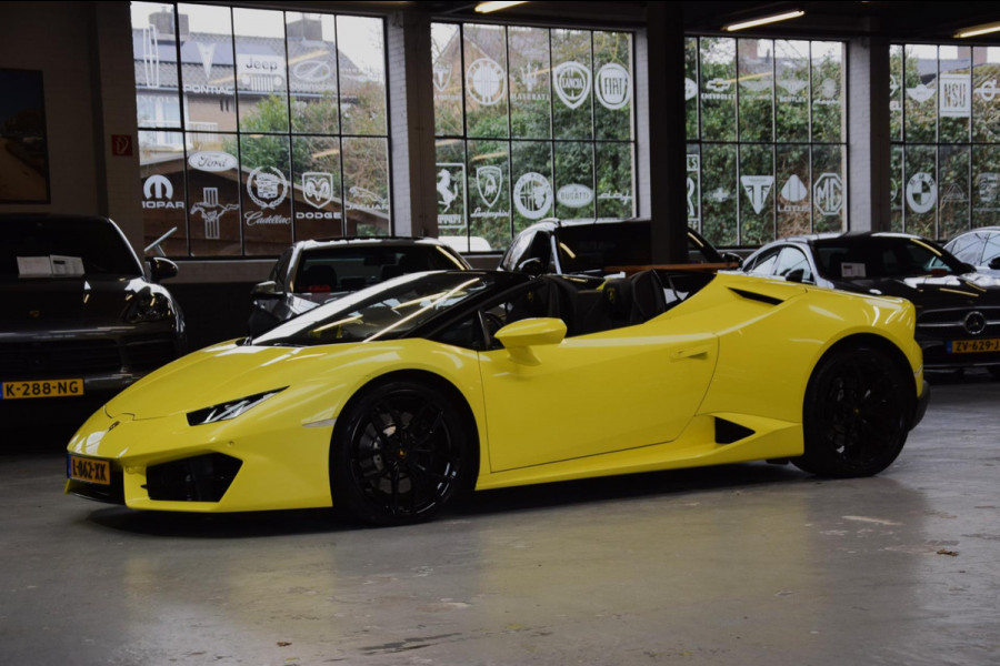 Lamborghini Huracan Spyder 5.2 V10 LP580-2 *Giallo Tenerife* Navi|Dealer onderhouden!!|BTW|Lift