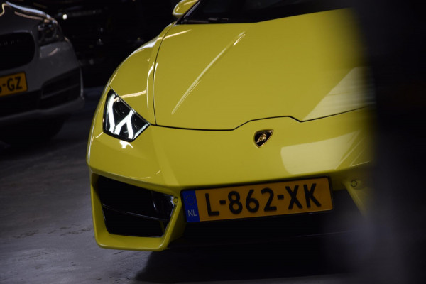 Lamborghini Huracan Spyder 5.2 V10 LP580-2 *Giallo Tenerife* Navi|Dealer onderhouden!!|BTW|Lift