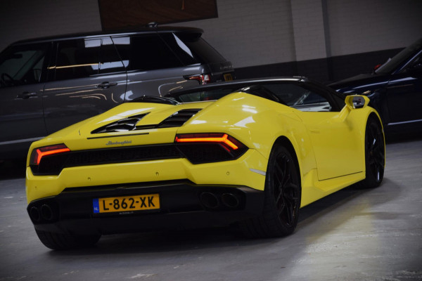 Lamborghini Huracan Spyder 5.2 V10 LP580-2 *Giallo Tenerife* Navi|Dealer onderhouden!!|BTW|Lift