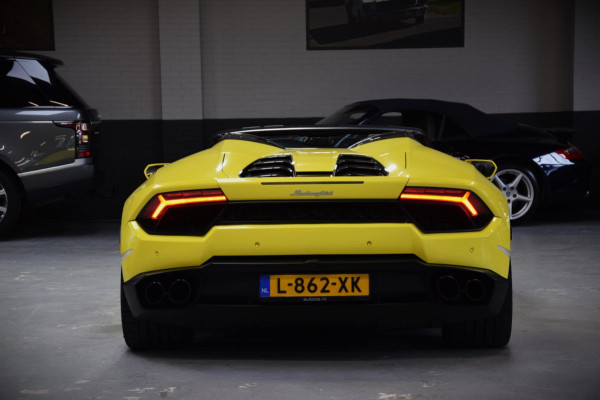 Lamborghini Huracan Spyder 5.2 V10 LP580-2 *Giallo Tenerife* Navi|Dealer onderhouden!!|BTW|Lift