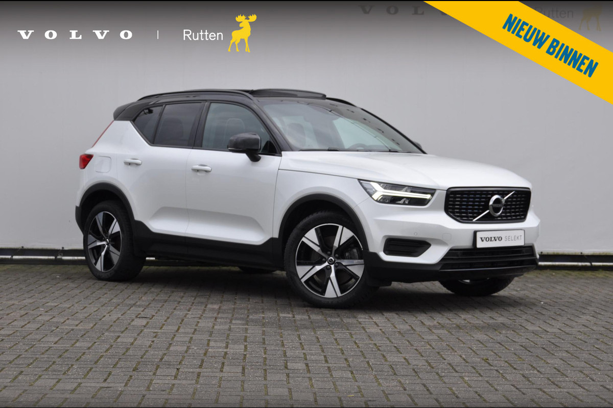 Volvo XC40 T4 211PK Automaat Recharge R-Design Cruise control / Apple carplay / Android auto / Keyless entry / Elektrische achterklep / Panoramadak / Achteruitrij camera / Parkeersensoren / Lane assist /