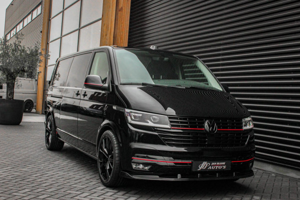 Volkswagen Transporter 2.0 TDI L2H1 150PK FULL BLACK / JB- EDITION / LEDEREN BEKLEDING / VERLAGINGSVEREN / APPLE CARPLAY / SPOILER