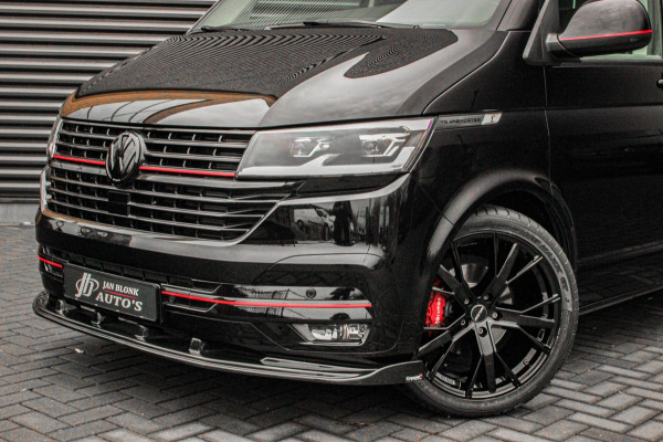 Volkswagen Transporter 2.0 TDI L2H1 150PK FULL BLACK / JB- EDITION / LEDEREN BEKLEDING / VERLAGINGSVEREN / APPLE CARPLAY / SPOILER