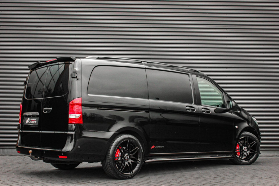 Mercedes-Benz Vito 190PK JB-EDITION FULL BLACK / AMG / SPOILER / VERLAGINGSVEREN / NAVIGATIE / CLIMATE CONTROL / TREKHAAK / CRUISE