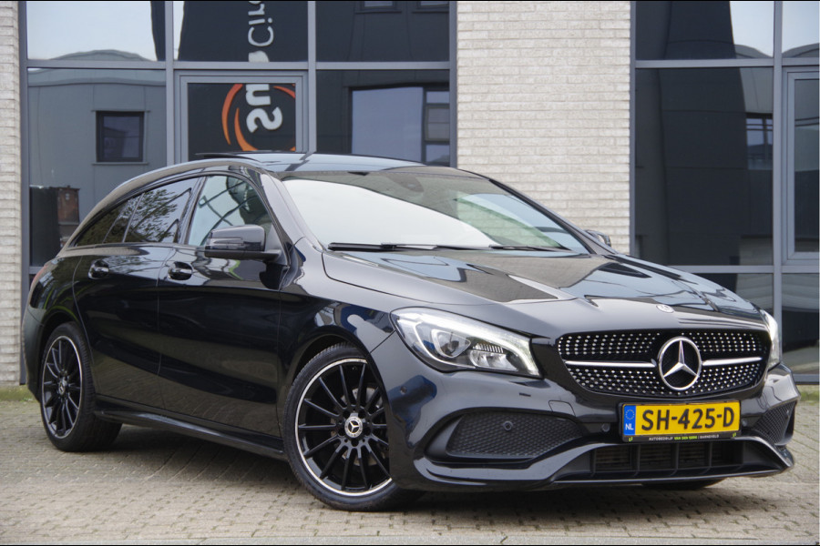 Mercedes-Benz CLA-Klasse Shooting Brake 180 AMG NIGHT, AUT. LED, PANODAK, SPORTSTOELEN, 18'' AMG, CRUISE, NAVI, AIRCO, STOELVERWARMING